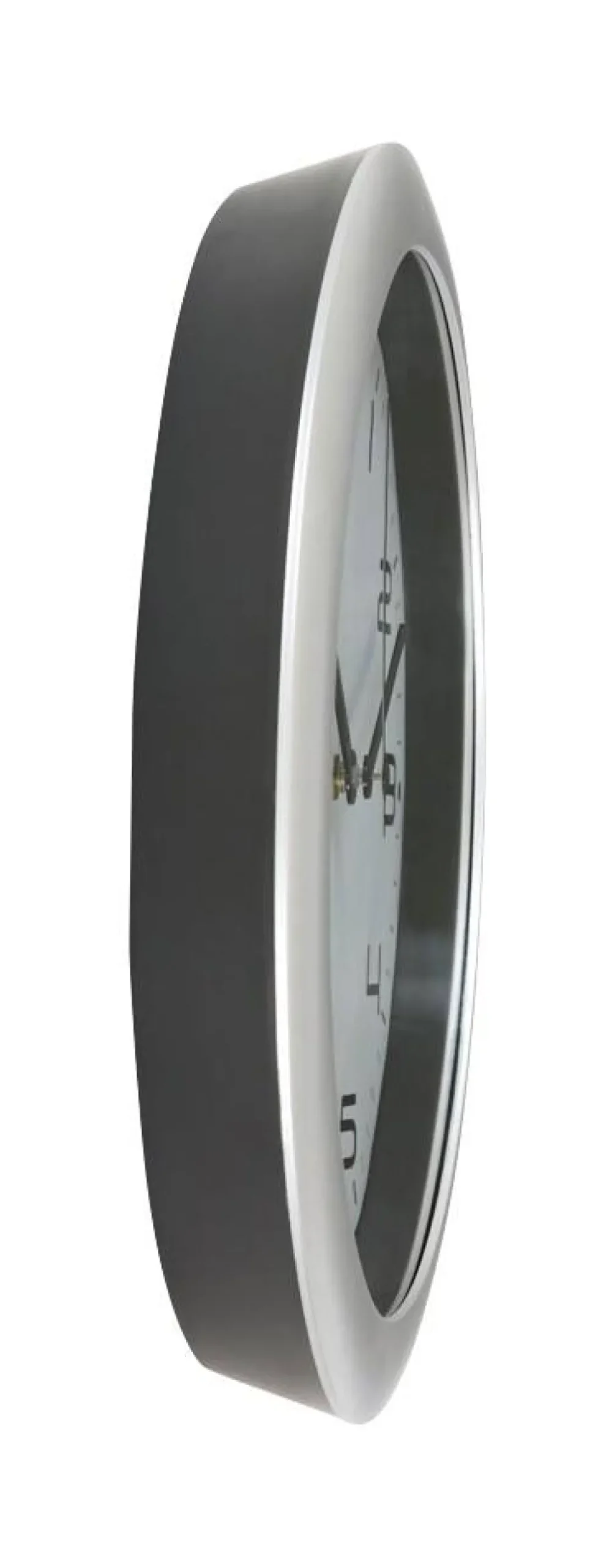 Alba Analoge Wandklok HORNEW M 30 x 5,5cm Zilver Grijs