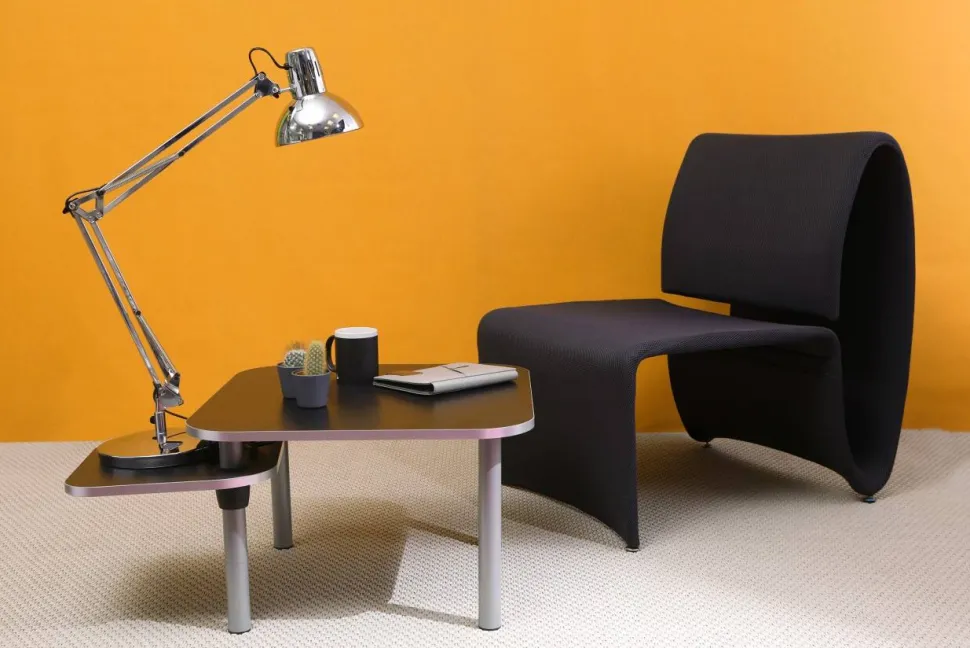 Alba Bureaulamp Archifluoch Zilver 15 W