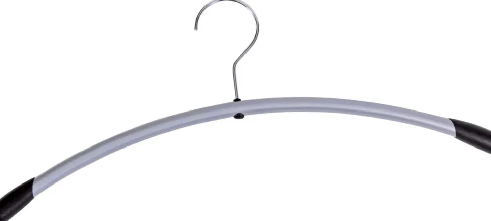 Alba Kleerhangers Grijs 450 x 220 mm 6 Stuks