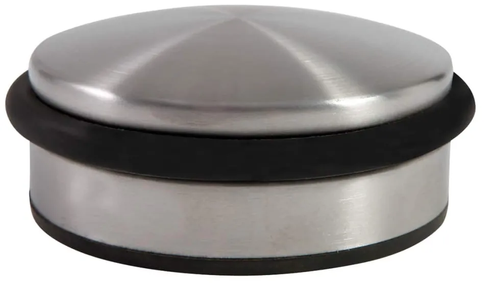 Alba Zware deurstopper 110 x 40 mm Zilver
