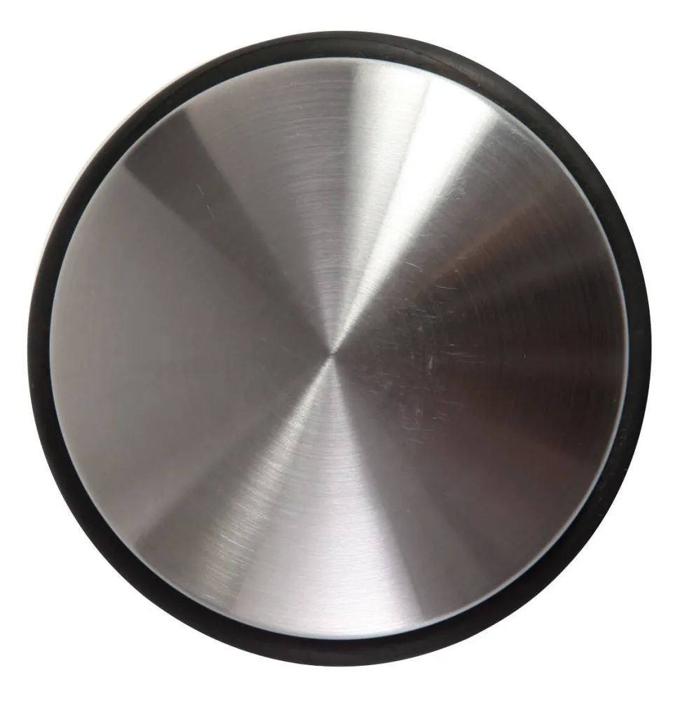 Alba Zware deurstopper 110 x 40 mm Zilver