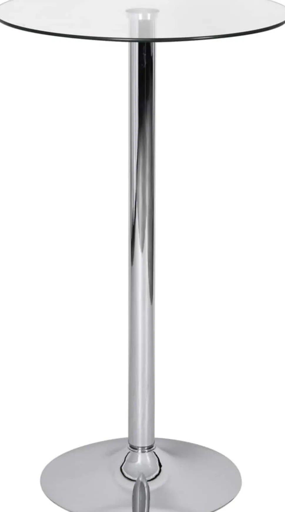 AMSTYLE Bar Tafel SPM3.054 Zilver 60 x 60 x 105 cm