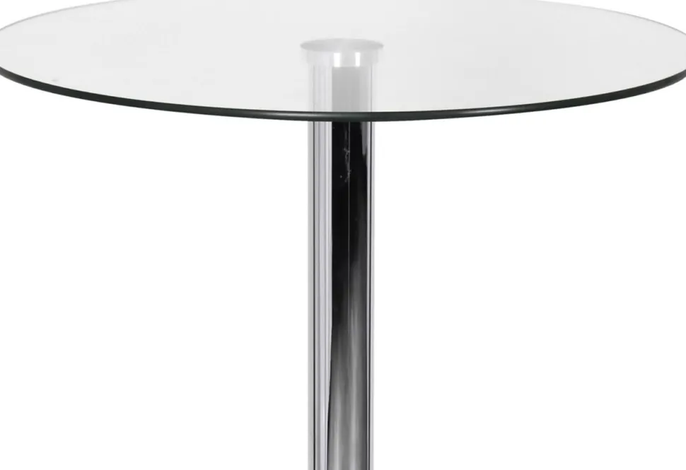 AMSTYLE Bar Tafel SPM3.054 Zilver 60 x 60 x 105 cm