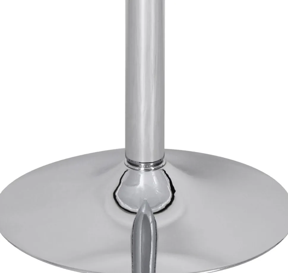 AMSTYLE Bar Tafel SPM3.054 Zilver 60 x 60 x 105 cm