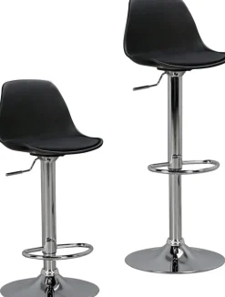 AMSTYLE Barkruk SPM2.001 Zwart