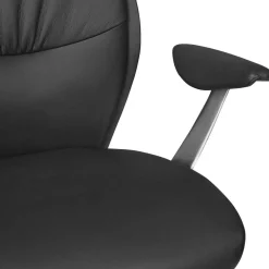 AMSTYLE Bureaustoel Synchroonmechanisme Vaste armleuning Hoogteverstelbaar Zwart Max. 120 kg SPM1.141 1270 x 670 x 580 mm