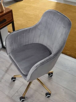 AMSTYLE Draaistoel Niet afsluitbaar 540 x 540 x 1.050 mm Grijs