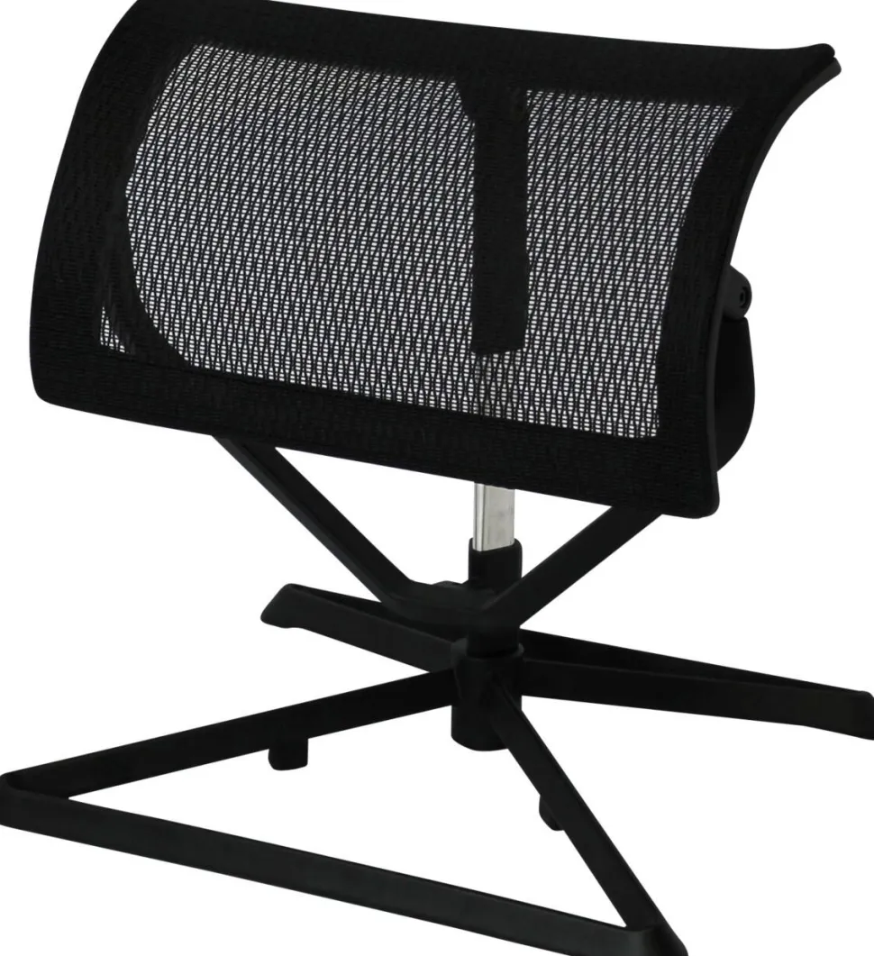 AMSTYLE Hoogteverstelbaar Voetensteun 430 x 330 x 460 mm Zwart