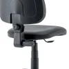 BE130 Stoel Permanent Contact Kunstleer Zonder armleuning Zwart 110 kg MOD. 111/CP 640 x 640 x 1.080 mm 5 Wieltjes