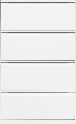 Bisley Archiefkast Staal 4 lades 800 x 622 x 1.321 mm Verkeerswit