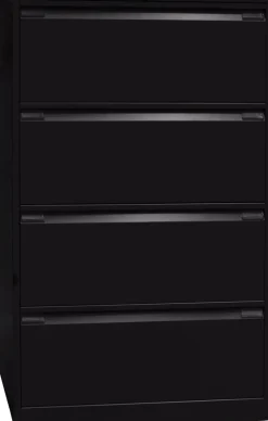 Bisley Archiefkast Staal 4 lades 800 x 622 x 1.321 mm Zwart
