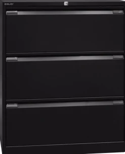 Bisley Archiefkast Staal 3 lades 800 x 622 x 1.016 mm Zwart