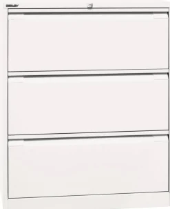 Bisley Archiefkast Staal 3 lades 800 x 622 x 1.016 mm Verkeerswit