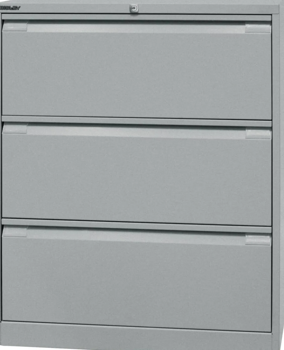 Bisley Archiefkast Staal 3 lades 800 x 622 x 1.016 mm Zilver