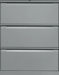 Bisley Archiefkast Staal 3 lades 800 x 622 x 1.016 mm Zilver