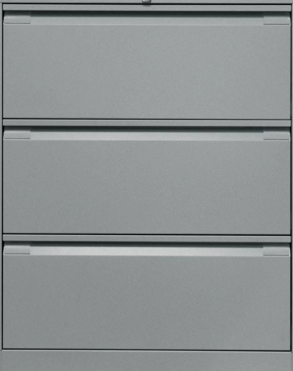 Bisley Archiefkast Staal 3 lades 800 x 622 x 1.016 mm Zilver