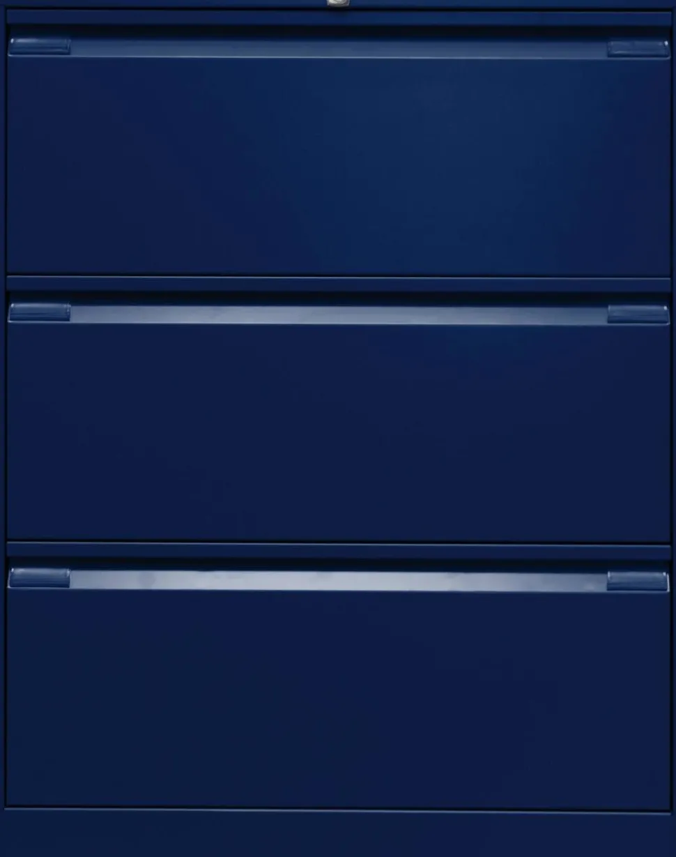 Bisley Archiefkast Staal 3 lades 800 x 622 x 1.016 mm Oxfordblauw