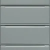 Bisley Archiefkast Staal 4 lades 800 x 622 x 1.321 mm Zilver