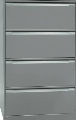 Bisley Archiefkast Staal 4 lades 800 x 622 x 1.321 mm Zilver