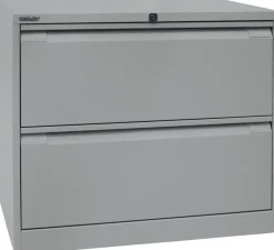Bisley Archiefkast Staal 2 lades 800 x 622 x 711 mm Zilver