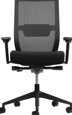 Bisley Bureaustoel Synchroonmechanisme Mesh 3D armleuning Zwart 120 kg 660 x 570 x 1.100 mm