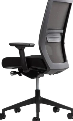 Bisley Bureaustoel Synchroonmechanisme Mesh 3D armleuning Zwart 120 kg 660 x 570 x 1.100 mm