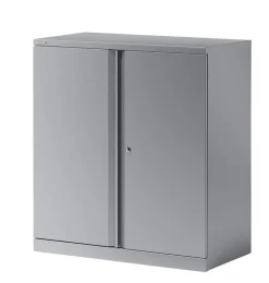 Bisley Draaideurkast 1 Plank Afsluitbaar 914 x 470 x 1.000 mm Zilver