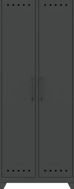 Bisley Fern Garderobe Metaal 700 x 510 x 1,800 mm Antraciet