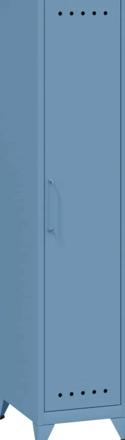 Bisley Fern Garderobekast Metaal 1 Plank 380 x 510 x 1.800 mm Blauw