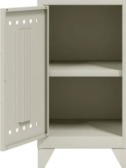 Bisley Fern Garderobekast Metaal Niet afsluitbaar 380 x 400 x 725 mm Verkeerswit
