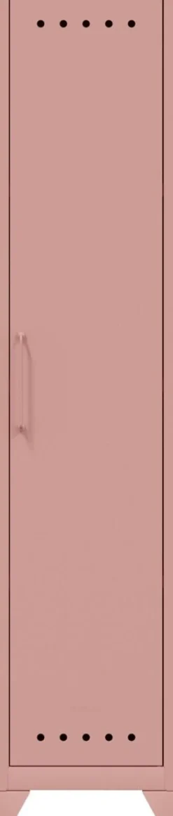 Bisley Fern Garderobekast Metaal 3 Planken 380 x 510 x 1.800 mm Pastelroze