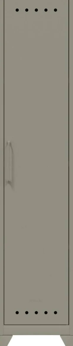 Bisley Fern Garderobekast Metaal 3 Planken 380 x 510 x 1.800 mm Lichtgrijs