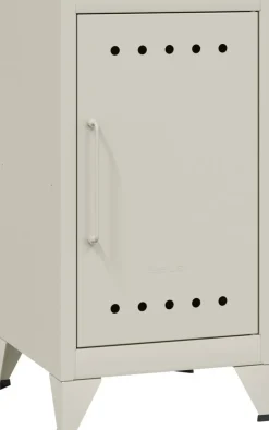 Bisley Fern Garderobekast Metaal Niet afsluitbaar 380 x 400 x 725 mm Verkeerswit