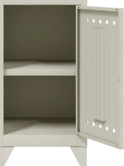 Bisley Fern Garderobekast Metaal Niet afsluitbaar 380 x 400 x 725 mm Verkeerswit