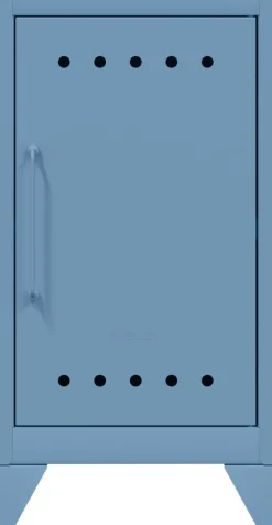 Bisley Fern Garderobekast Metaal 1 Plank 380 x 400 x 725 mm Blauw