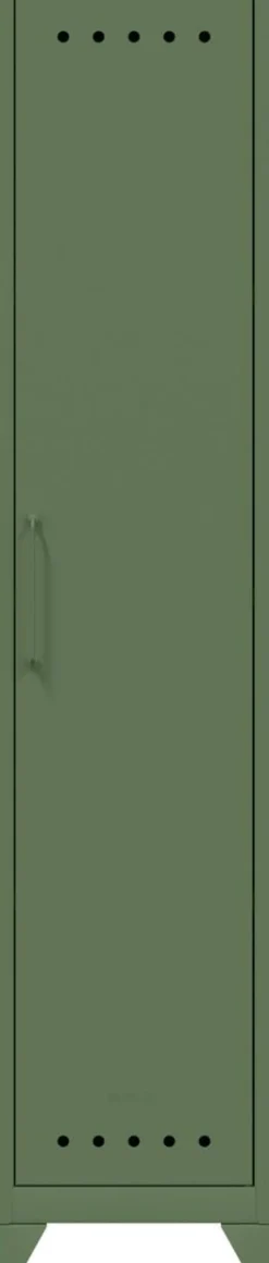 Bisley Fern Garderobekast Metaal 1 Plank 380 x 510 x 1.800 mm Olijfgroen