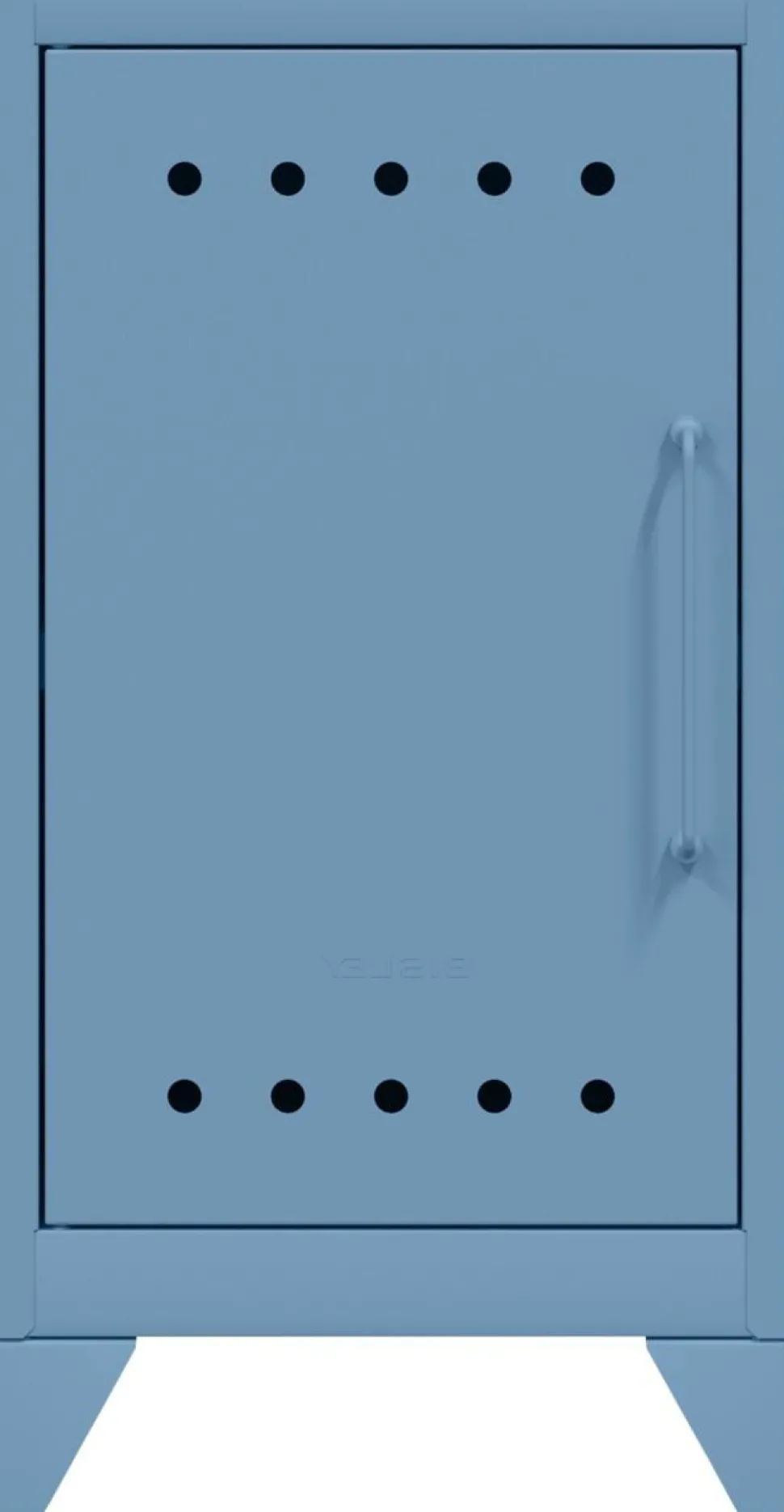 Bisley Fern Garderobekast Metaal 1 Plank 380 x 400 x 725 mm Blauw