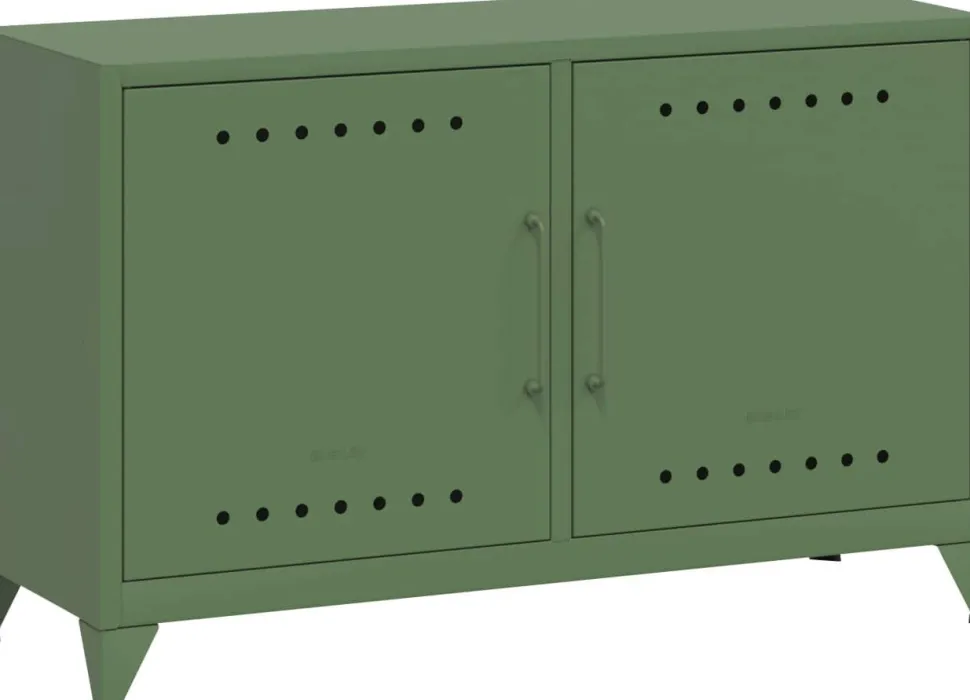 Bisley Fern Wandkast Metaal 1,140 x 400 x 725 mm Olijfgroen