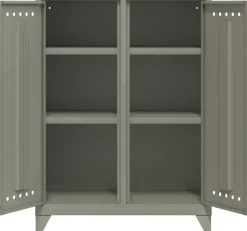 Bisley Fern Wandkast Metaal 800 x 400 x 110 mm Lichtgrijs
