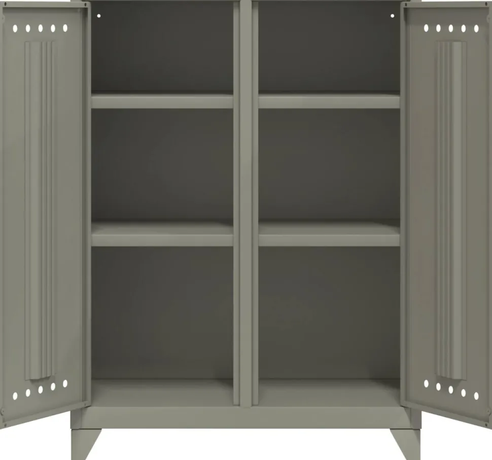 Bisley Fern Wandkast Metaal 800 x 400 x 110 mm Lichtgrijs