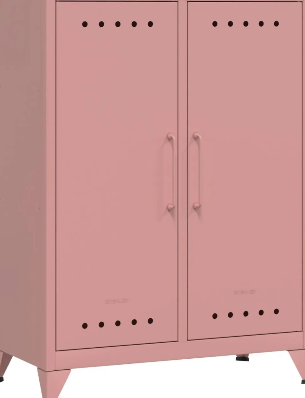 Bisley Fern Wandkast Metaal 800 x 400 x 110 mm Pastelroze