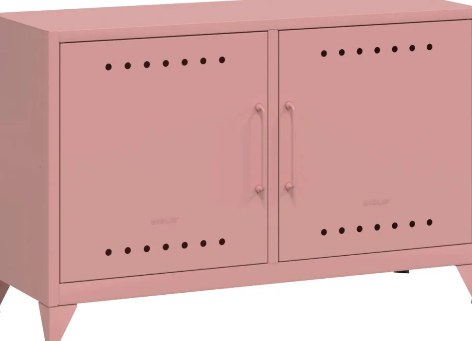 Bisley Fern Wandkast Metaal 1,140 x 400 x 725 mm Pastelroze