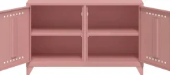 Bisley Fern Wandkast Metaal 1,140 x 400 x 725 mm Pastelroze