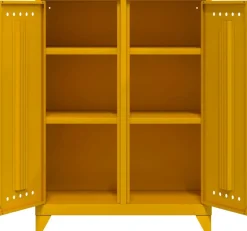 Bisley Fern Wandkast Metaal 800 x 400 x 110 mm Zonnebloemgeel