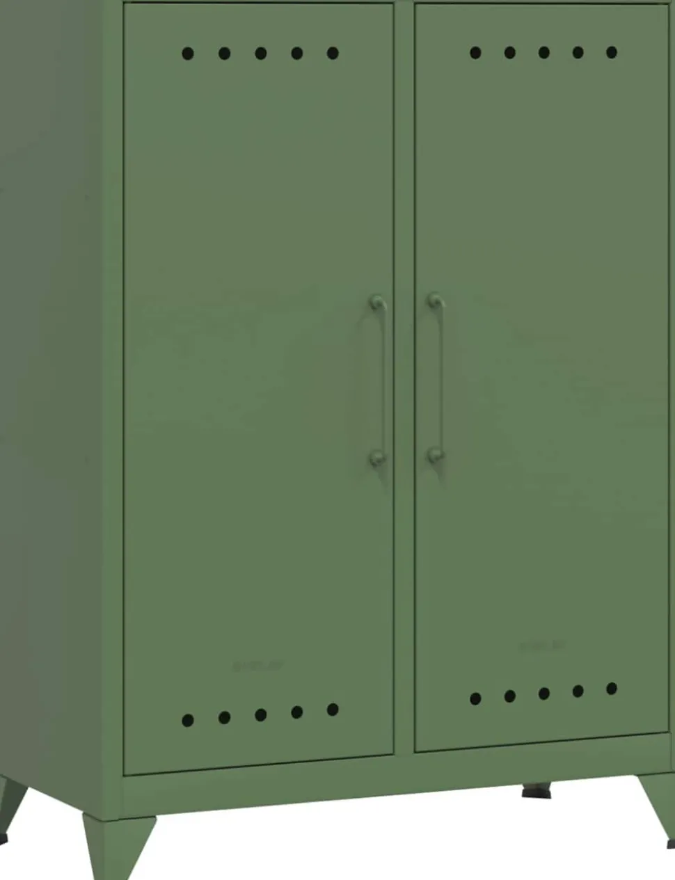 Bisley Fern Wandkast Metaal 800 x 400 x 110 mm Olijfgroen