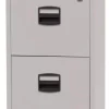 Bisley Home Staal Archiefkast 4 Lades Afsluitbaar 413 x 400 x 1,321 mm Grijs