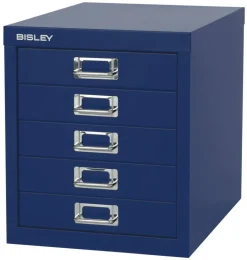 Bisley Meerladenkast 5 Lades Blauw 279 x 380 x 325 mm