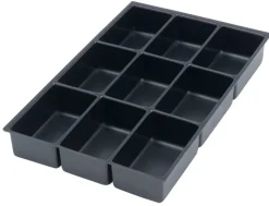 Bisley Multi lade Inzetbak met 9 Compartimenten Plastic Zwart 215 x 340 x 51 mm