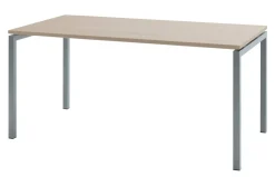 Bisley Quattro Basic Bureau Eiken 1.600 (B) x 800 (D) x 740 (H) mm Melamine, Staal
