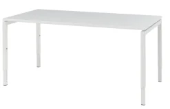 Bisley Quattro Basic Bureau Wit 1.800 (B) x 800 (D) x 850 (H) mm Melamine, Staal